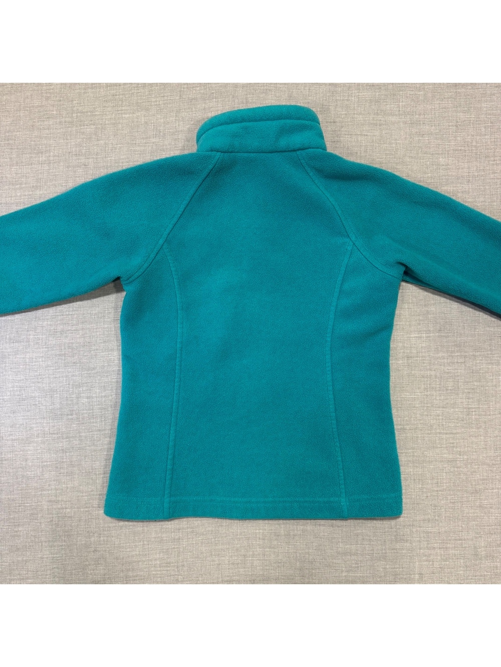 Columbia teal full zip fleece jacket - Picture 6 of 10